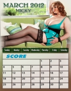 Score 2012 Calendar